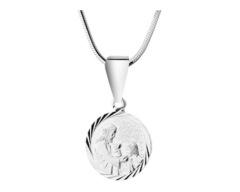 Stříbrný přívěsek - medailon