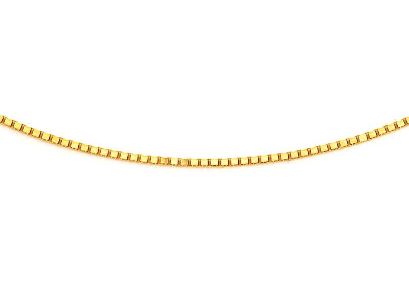 Złoty łańcuszek - kostka