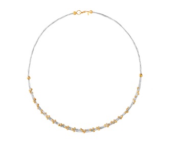 14ct White Gold, Yellow Gold Necklace
