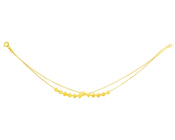 Yellow Gold Bracelet - Triangle