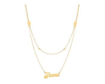 8 K Yellow Gold Necklace