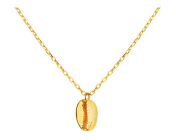 Zlatý náhrdelník - mušle Kauri