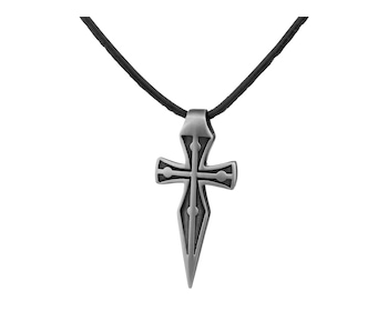 Náhrdelník z ušlechtilé oceli - kříž