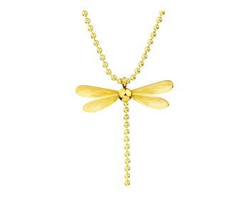 Stainless steel necklace - dragonfly