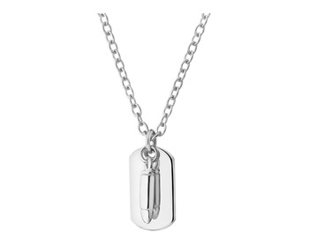Silver necklace - tag