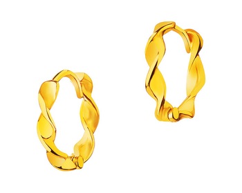 8 K Yellow Gold Hoop Earring 