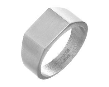 Stainless Steel Signet Ring 