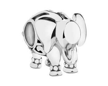 Stříbrný přívěsek Beads se skleněným prvkem - slon