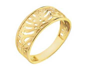 8 K Yellow Gold Ring 