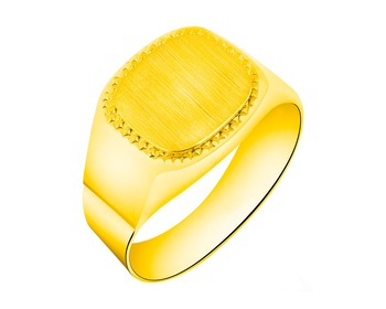 14 K Yellow Gold Signet Ring