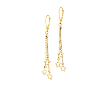 Gold-Plated Silver Dangling Earring