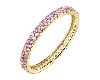 14 K Yellow Gold Eternity with Cubic Zirconia