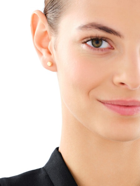 14 K Yellow Gold Earrings 