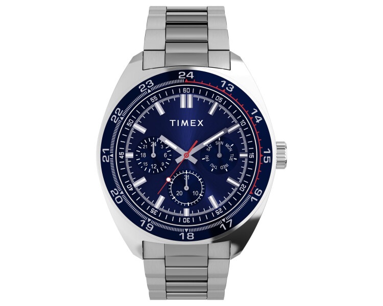 Timex Weston 45mm Stainless Steel Bracelet Watch