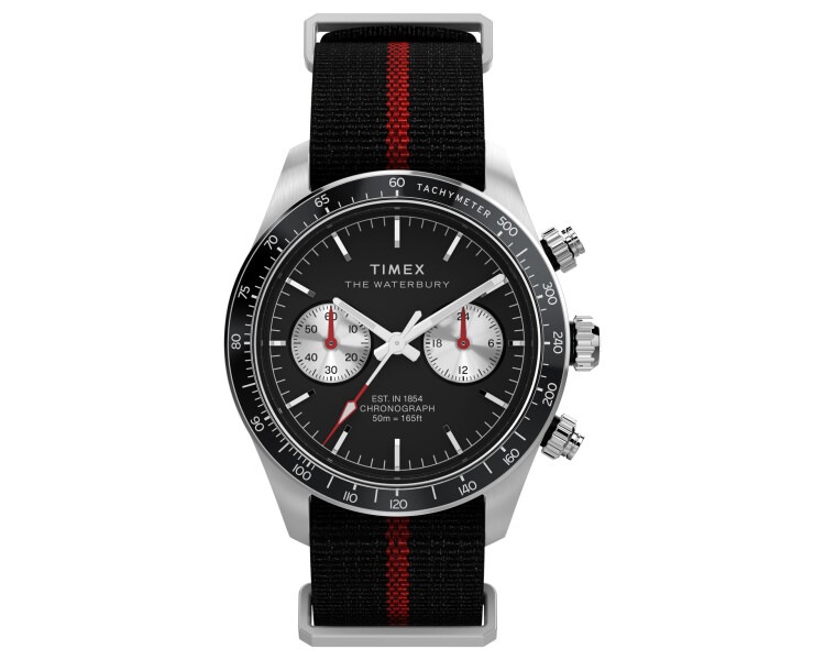Timex Waterbury Heritage Chronograph 39mm Fabric Strap Watch