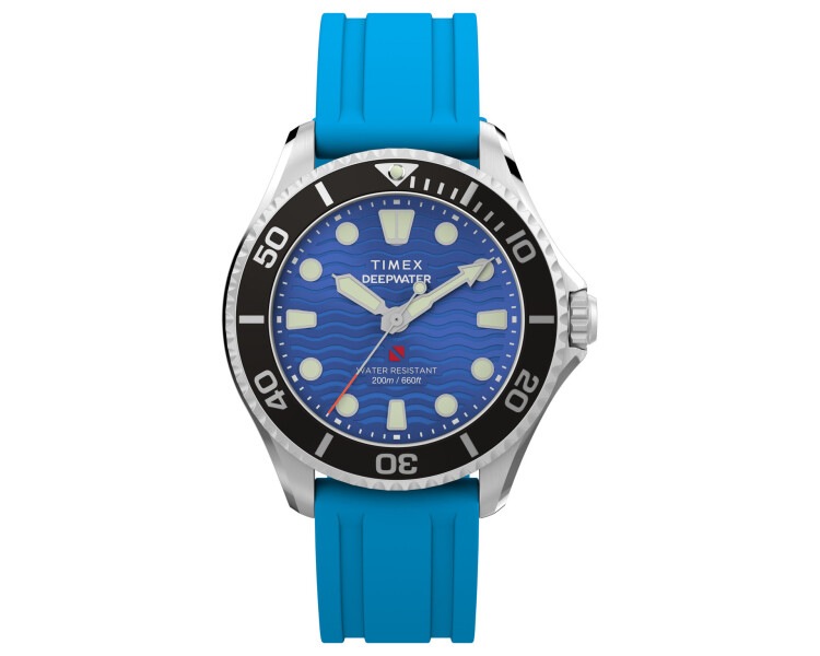 Timex Deepwater Meridian 200 38mm Synthetic Rubber Strap Watch