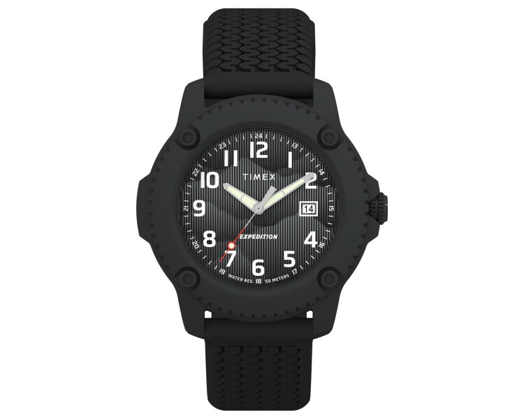 Timex Expedition® Timber 42mm Silicone Strap Watch