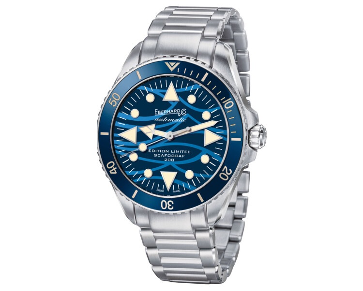 Eberhard Scafograf 200 Édition Limitée “Onde Bleue”