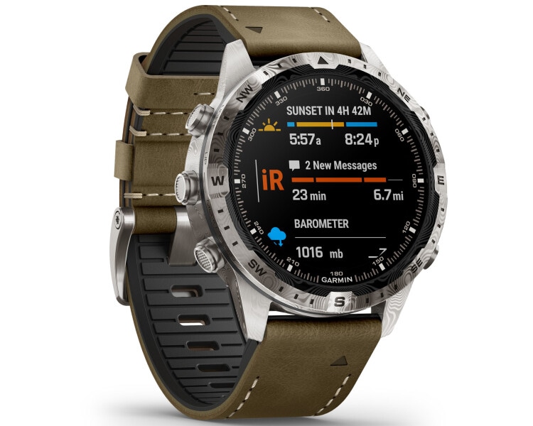 Garmin MARQ Adventurer Gen 2 Damascus Steel