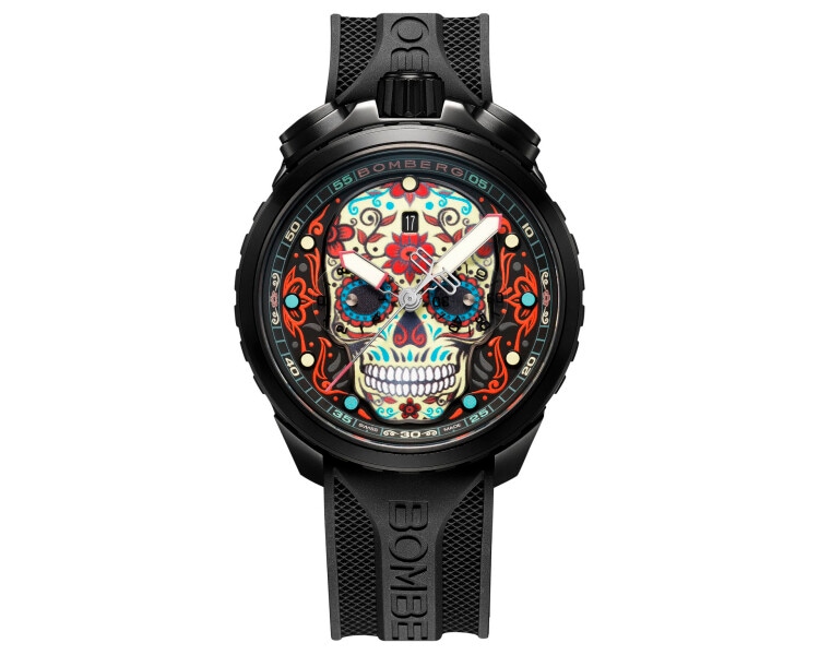 Bomberg Sugar Skull Red