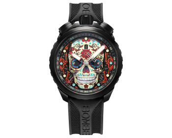 Bomberg Sugar Skull Red