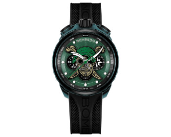 Bomberg Pirate Skull Green