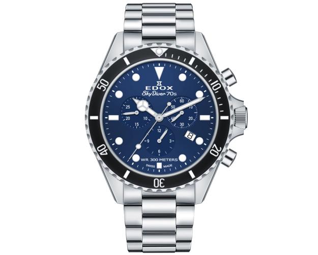 Edox Sky Diver 70's Chronograph