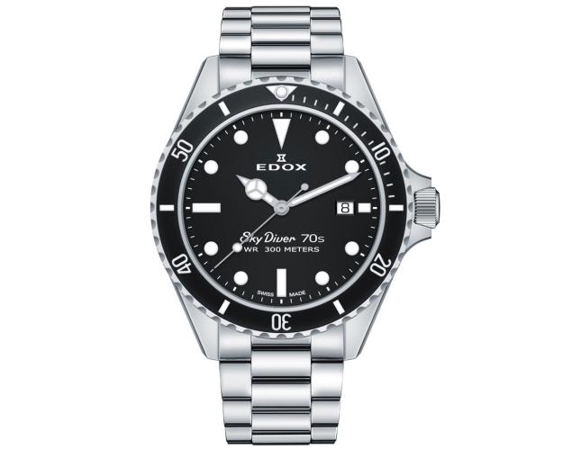 Edox Sky Diver 70's Date
