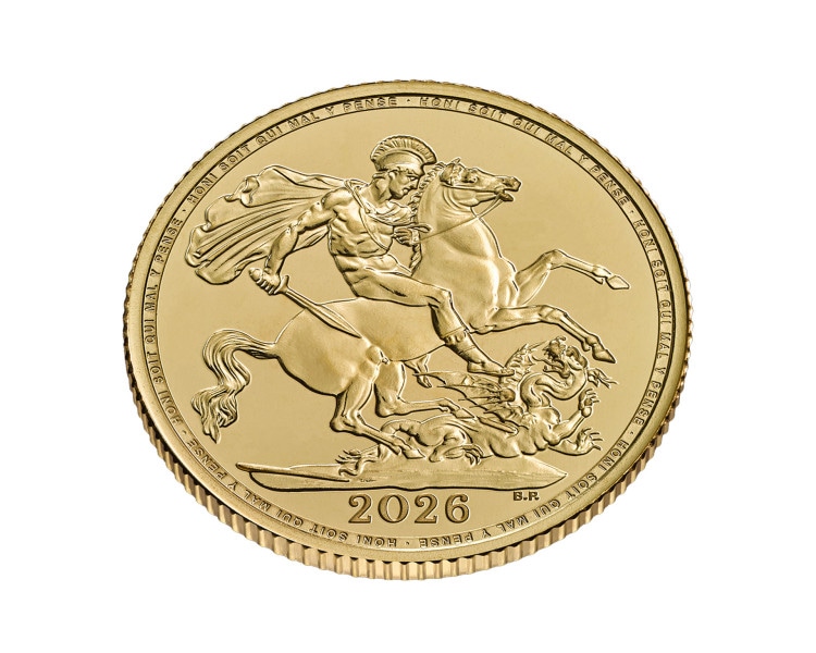 Brytyjski Suweren 1/2 Funta (24h)