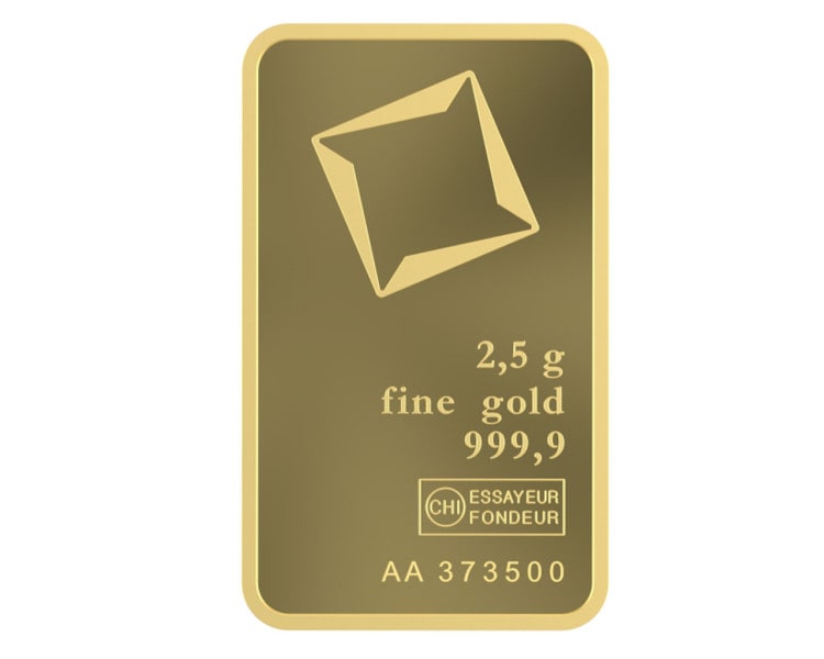 Valcambi Sztabka 2,5g (24h)
