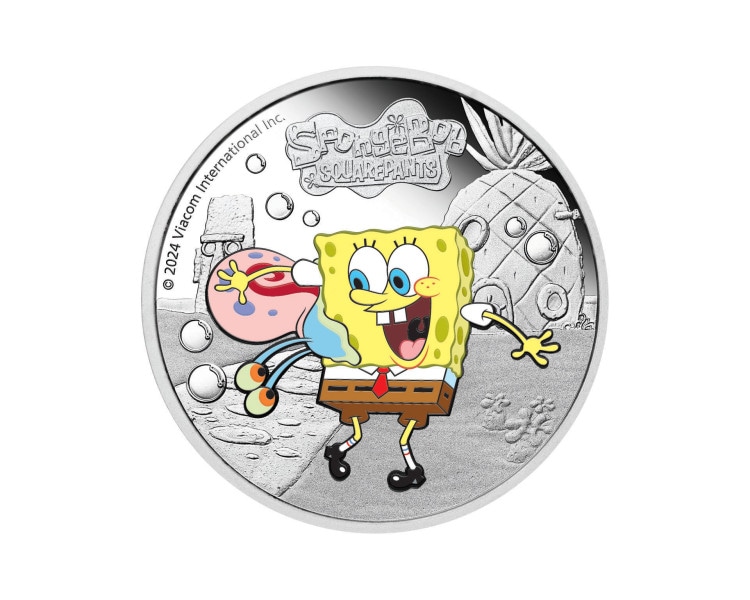 SpongeBob & Gary - 1oz - 2024 - Proof