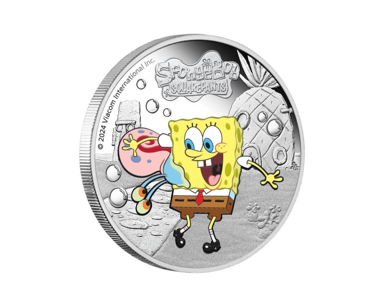 SpongeBob & Gary - 1oz - 2024 - Proof