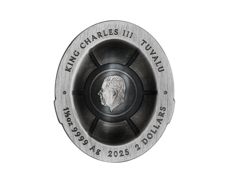 Wojownicze Żółwie Ninja - Domed Shell  - 1,5oz - 2025 - Antiqued - Proof