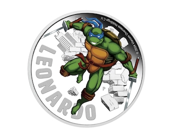 Wojownicze Żółwie Ninja - Leonardo - 1oz - 2024 - Proof