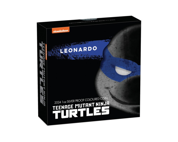 Wojownicze Żółwie Ninja - Leonardo - 1oz - 2024 - Proof
