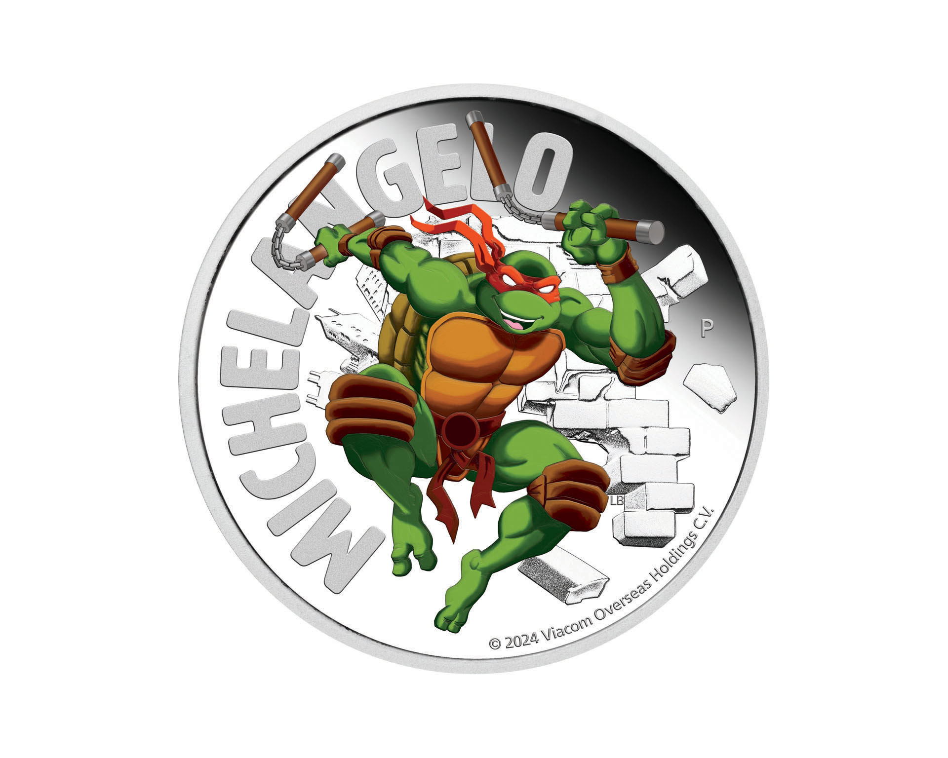 Wojownicze Żółwie Ninja - Michelangelo - 1oz - 2024 - Proof