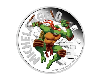 Wojownicze Żółwie Ninja - Michelangelo - 1oz - 2024 - Proof