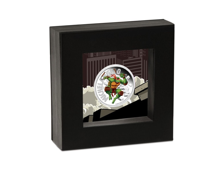 Wojownicze Żółwie Ninja - Michelangelo - 1oz - 2024 - Proof