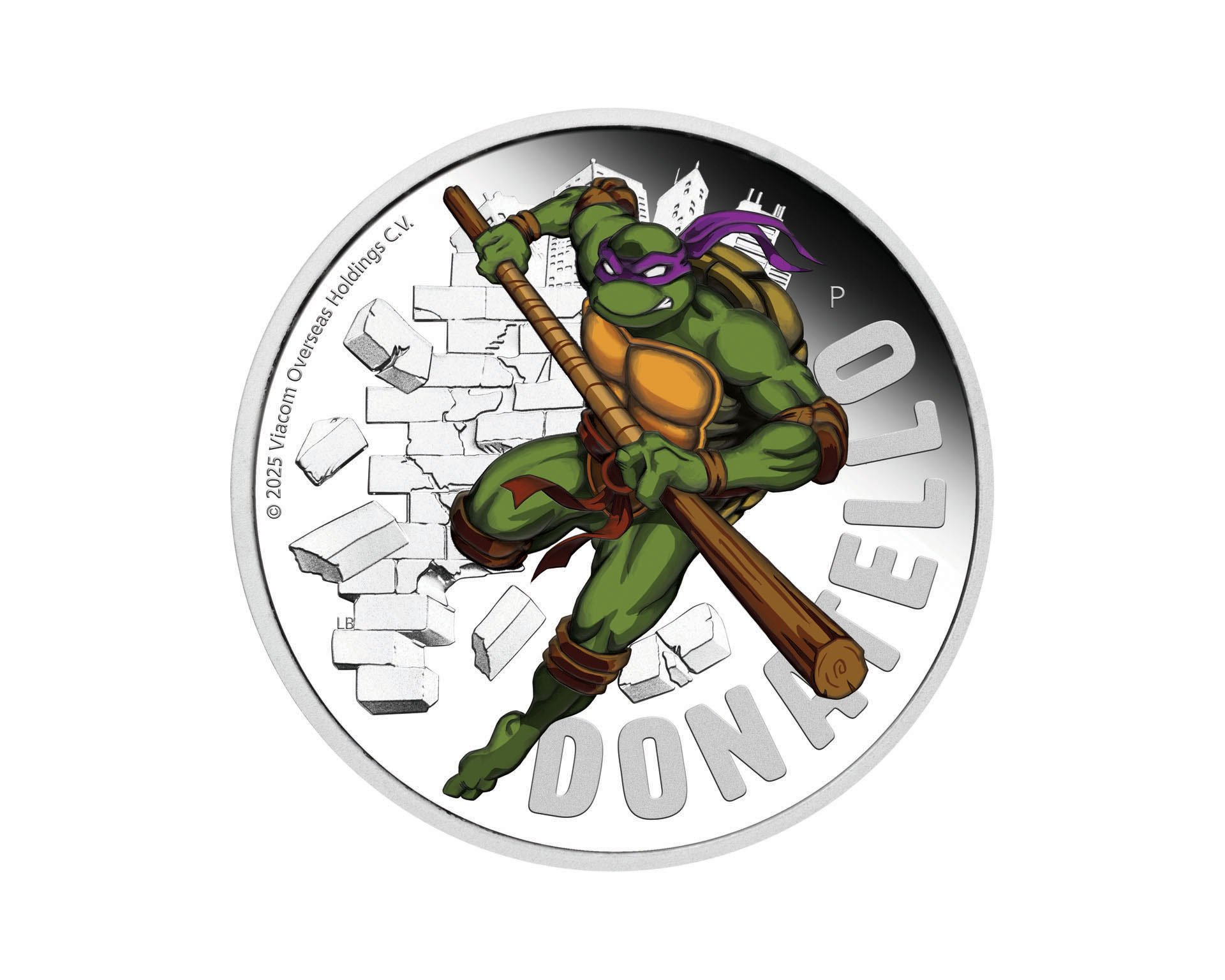 Wojownicze Żółwie Ninja - Donatello - 1oz - 2025 - Proof