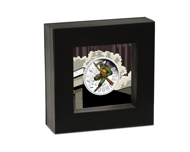 Wojownicze Żółwie Ninja - Donatello - 1oz - 2025 - Proof