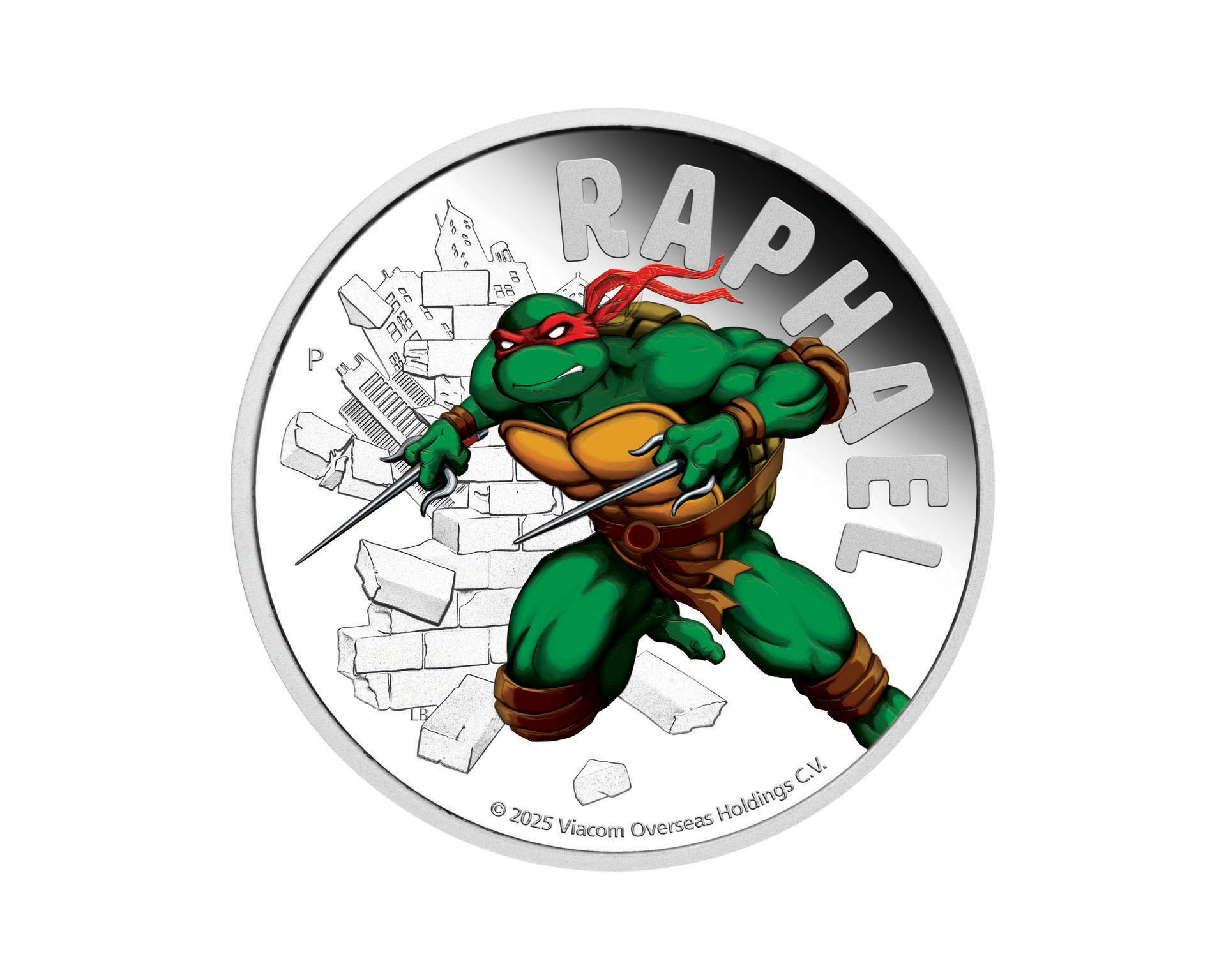 Wojownicze Żółwie Ninja - Raphael - 1oz - 2025 - Proof
