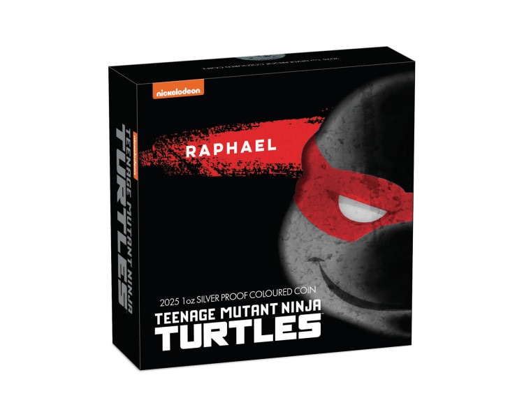 Wojownicze Żółwie Ninja - Raphael - 1oz - 2025 - Proof
