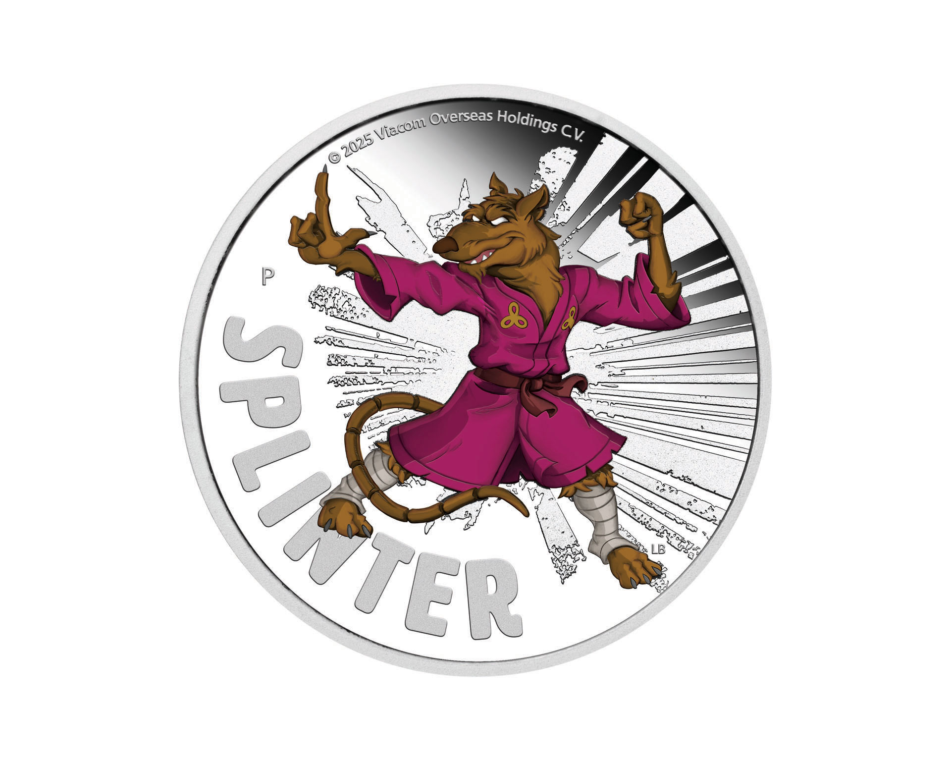 Wojownicze Żółwie Ninja - Splinter - 1oz - 2025 - Proof