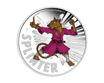 Wojownicze Żółwie Ninja - Splinter - 1oz - 2025 - Proof