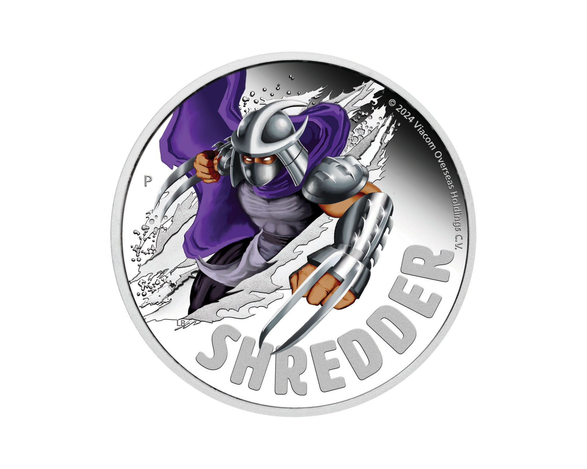 Wojownicze Żółwie Ninja - Shredder - 1oz - 2024 - Proof