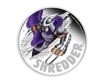 Wojownicze Żółwie Ninja - Shredder - 1oz - 2024 - Proof