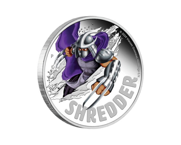 Wojownicze Żółwie Ninja - Shredder - 1oz - 2024 - Proof