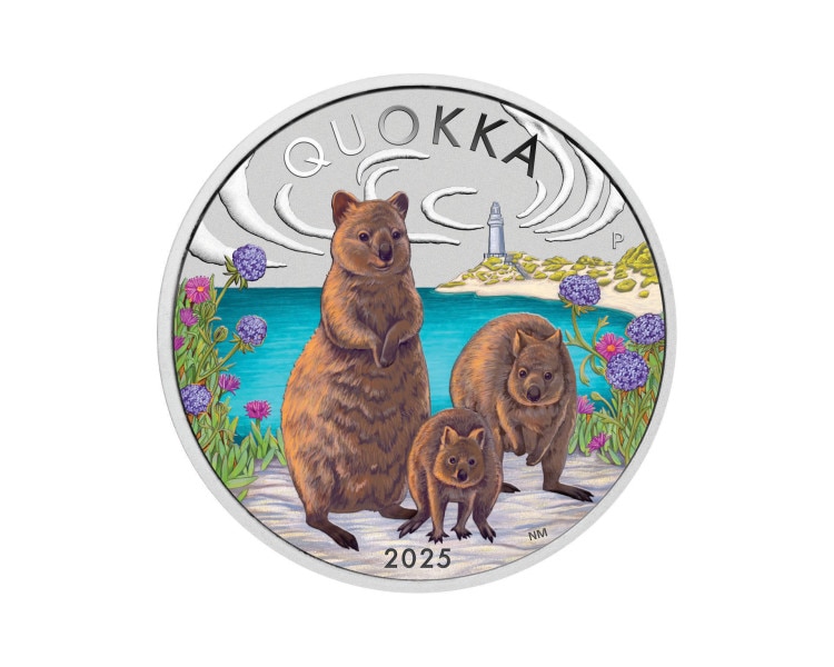 Australijska Quokka - 1oz - 2025 - Edycja Kolorowa