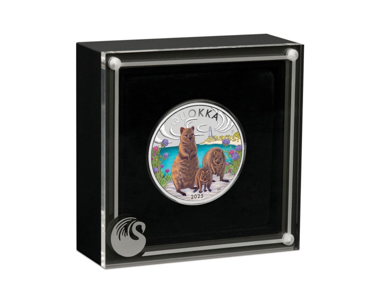 Australijska Quokka - 1oz - 2025 - Edycja Kolorowa