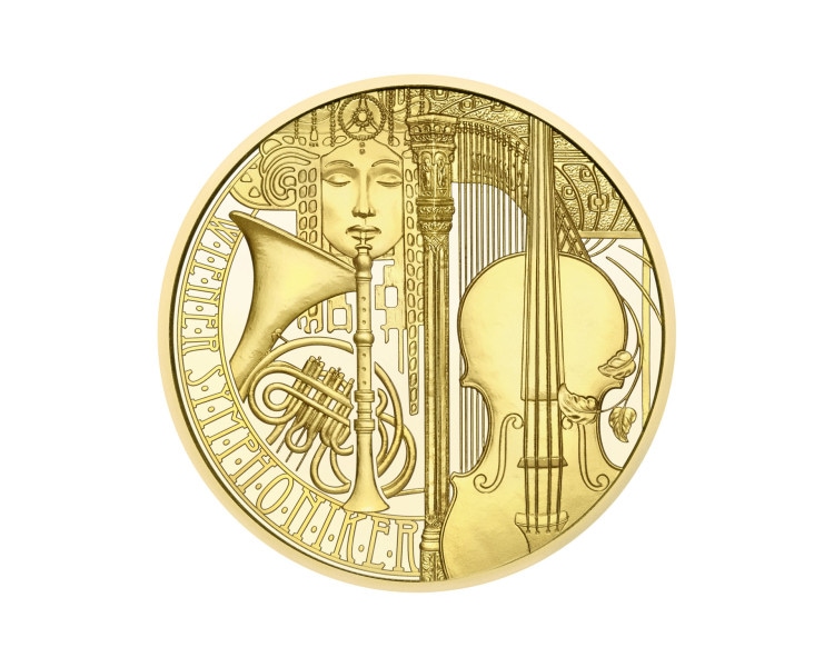 125 rocznica Wiedeńskiej Orkiestry Symfonicznej 1/2oz - Proof